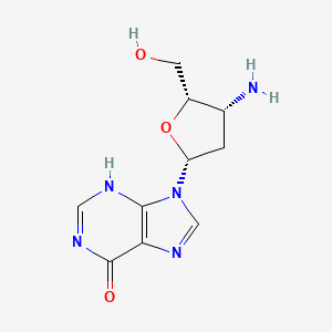molecular formula C10H13N5O3 B7988964 CID 71744249 