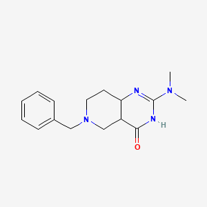 6-Benzyl-2-(dimethylamino)-4a,5,6,7,8,8a-hexahydropyrido[4,3-d]pyrimidin-4(3H)-one