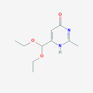 molecular formula C10H16N2O3 B7989012 CID 72698640 