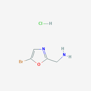 molecular formula C4H6BrClN2O B7989042 (5-Bromooxazol-2-yl)methanamine hydrochloride 