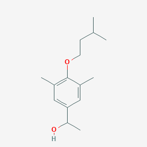 molecular formula C15H24O2 B7989047 1-(4-iso-Pentoxy-3,5-dimethylphenyl)ethanol 