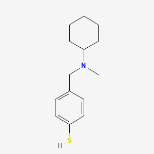 molecular formula C14H21NS B7989058 4-[(N-Methylcyclohexylamino)methyl]thiophenol CAS No. 1443336-11-5