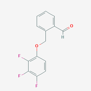 2-((2,3,4-Trifluorophenoxy)methyl)benzaldehyde