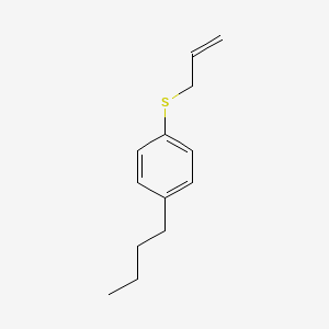 molecular formula C13H18S B7989110 1-Allylsulfanyl-4-n-butylbenzene 