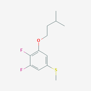 4,5-Difluoro-3-iso-pentoxyphenyl methyl sulfide