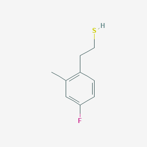 2-(4-Fluoro-2-methylphenyl)ethanethiol