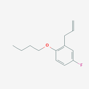 3-(2-n-Butoxy-5-fluorophenyl)-1-propene