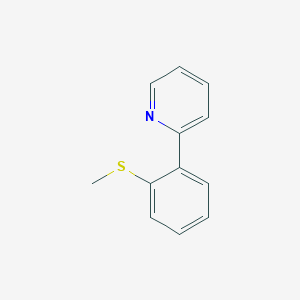 molecular formula C12H11NS B7989188 2-(2-(Methylthio)phenyl)pyridine 