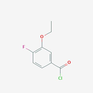3-Ethoxy-4-fluorobenzoyl chloride