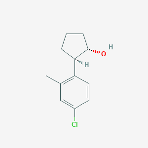 trans-2-(4-Chloro-2-methylphenyl)cyclopentanol