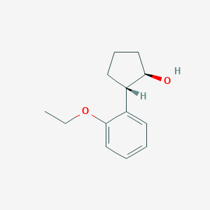molecular formula C13H18O2 B7989205 (1R,2S)-2-(2-ethoxyphenyl)cyclopentan-1-ol 