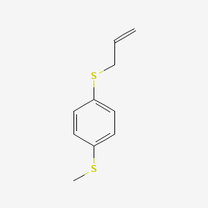 molecular formula C10H12S2 B7989209 1-Allylsulfanyl-4-methylsulfanylbenzene 