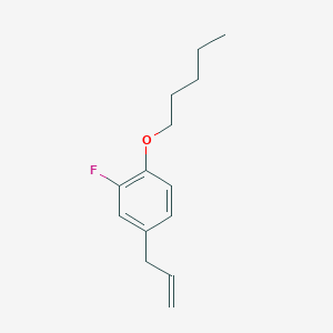 molecular formula C14H19FO B7989328 4-Allyl-2-fluoro-1-(pentyloxy)benzene 