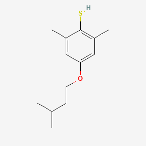 molecular formula C13H20OS B7989349 2,6-Dimethyl-4-iso-pentoxythiophenol CAS No. 1443305-00-7