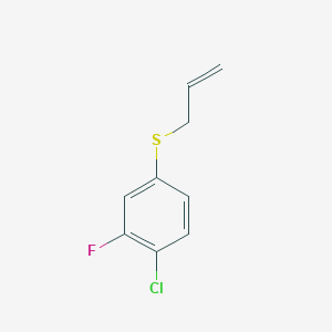 1-Allylsulfanyl-4-chloro-3-fluorobenzene