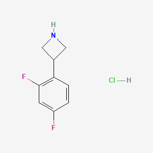 3-(2,4-Difluorophenyl)azetidine hydrochloride