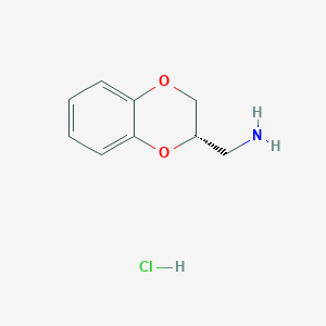 (S)-(2,3-Dihydrobenzo[b][1,4]dioxin-2-yl)methanamine hydrochloride