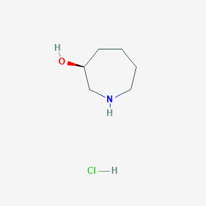 molecular formula C6H14ClNO B7989480 (S)-Azepan-3-ol hydrochloride 