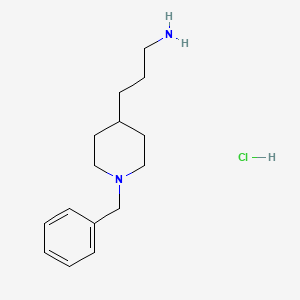 3-(1-Benzylpiperidin-4-YL)propan-1-amine hcl