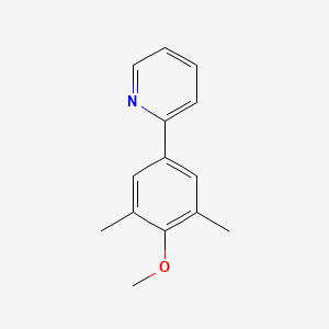 molecular formula C14H15NO B7989630 2-(4-Methoxy-3,5-dimethylphenyl)pyridine 