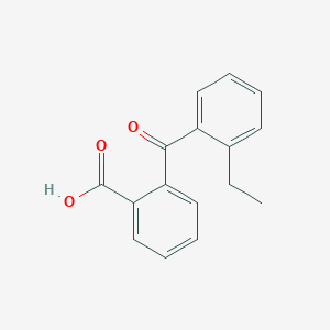 molecular formula C16H14O3 B7989670 2-(2-乙基苯甲酰)苯甲酸 CAS No. 108059-85-4