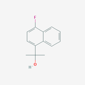 molecular formula C13H13FO B7989745 2-(4-Fluoro-1-naphthyl)-2-propanol 