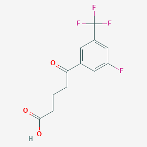 5-[3-Fluoro-5-(trifluoromethyl)phenyl]-5-oxovaleric acid