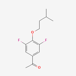 1-(3,5-Difluoro-4-(isopentyloxy)phenyl)ethanone