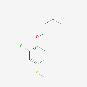 3-Chloro-4-iso-pentoxyphenyl methyl sulfide