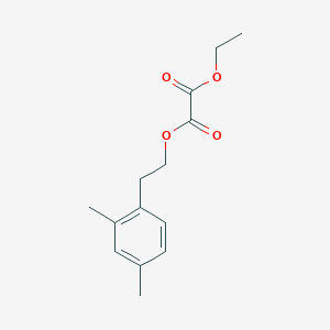 molecular formula C14H18O4 B7989946 O1-[2-(2,4-Dimethylphenyl)ethyl] O2-ethyl oxalate 