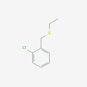 molecular formula C9H11ClS B7989956 2-Chlorobenzyl ethyl sulfide 