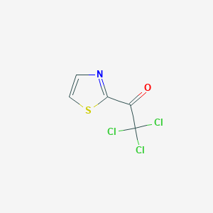 molecular formula C5H2Cl3NOS B7989967 2-(Trichloroacetyl)thiazole 