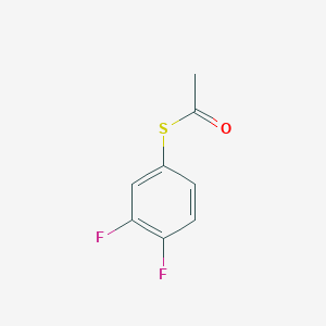 molecular formula C8H6F2OS B7990048 S-3,4-Difluorophenylthioacetate 