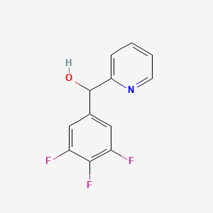 molecular formula C12H8F3NO B7990058 2-Pyridyl-(3,4,5-trifluorophenyl)methanol 