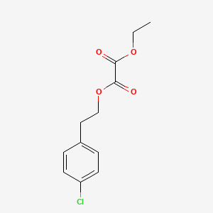 molecular formula C12H13ClO4 B7990106 O1-[2-(4-Chlorophenyl)ethyl] O2-ethyl oxalate 