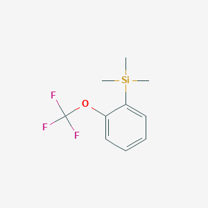 molecular formula C10H13F3OSi B7990190 1-(Trimethylsilyl)-2-(trifluoromethoxy)benzene 