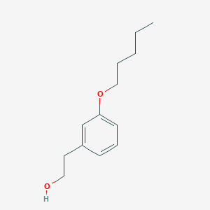 molecular formula C13H20O2 B7990280 3-n-Pentoxyphenethyl alcohol 