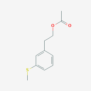 molecular formula C11H14O2S B7990303 3-(Methylthio)phenethyl acetate 