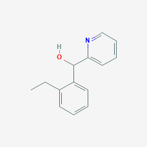 molecular formula C14H15NO B7990331 2-Ethylphenyl-(2-pyridyl)methanol 