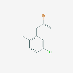 2-Bromo-3-(3-chloro-6-methylphenyl)-1-propene