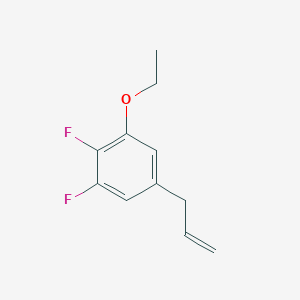 molecular formula C11H12F2O B7990449 3-(4,5-Difluoro-3-ethoxyphenyl)-1-propene 