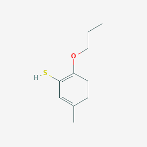 molecular formula C10H14OS B7990480 5-Methyl-2-n-propoxythiophenol 