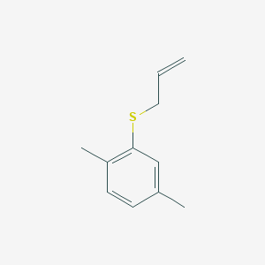 molecular formula C11H14S B7990522 1-Allylsulfanyl-2,5-dimethylbenzene 