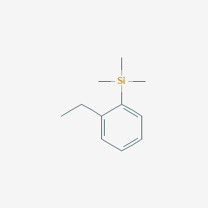 molecular formula C11H18Si B7990558 1-(Trimethylsilyl)-2-ethylbenzene 