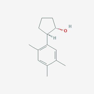 molecular formula C14H20O B7990581 (1S,2R)-2-(2,4,5-trimethylphenyl)cyclopentan-1-ol 