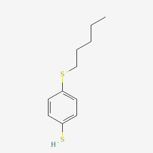 molecular formula C11H16S2 B7990589 4-(n-Pentylthio)thiophenol 
