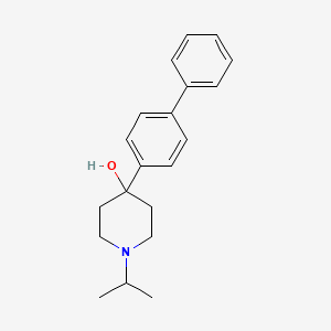 molecular formula C20H25NO B7990639 4-(4-Biphenyl)-4-hydroxy-1-iso-propylpiperidine 