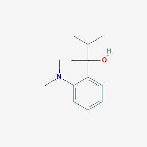 molecular formula C13H21NO B7990760 2-(2-(Dimethylamino)phenyl)-3-methylbutan-2-ol 