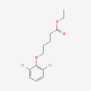 molecular formula C13H16Cl2O3 B7990777 Ethyl 5-(2,6-dichloro-phenoxy)pentanoate 