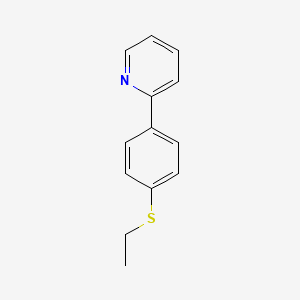 molecular formula C13H13NS B7990877 2-(4-Ethylthiophenyl)pyridine 